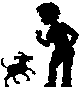 Boy with Dog